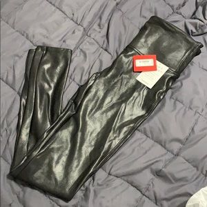SPANX Faux Leather Leggings